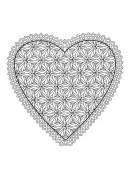 Valentijn hart kleurplaat 42